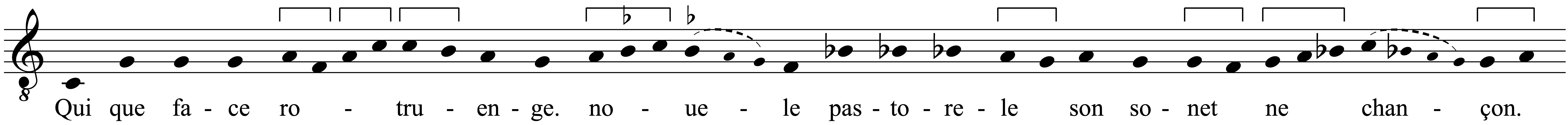 Work musical notation